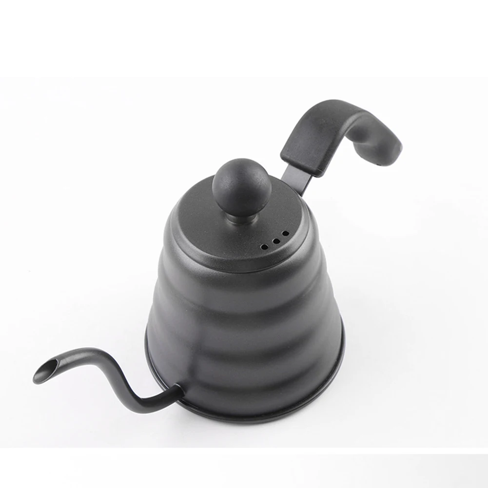 Coffee Hand Brewing Pot 304 Stainless Steel Three-Ring Coffee Hand Brewing Kettle With Fine Spout 600ml Coffee Machine