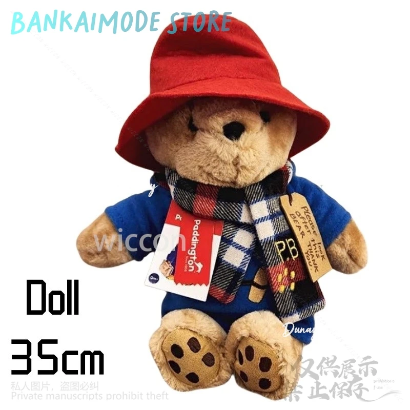 Аниме милый медведь Паддингтон косплей пальто шляпа Doujin одежда товары для фильмов сказочный костюм унисекс костюм S-3XL размер Рождество