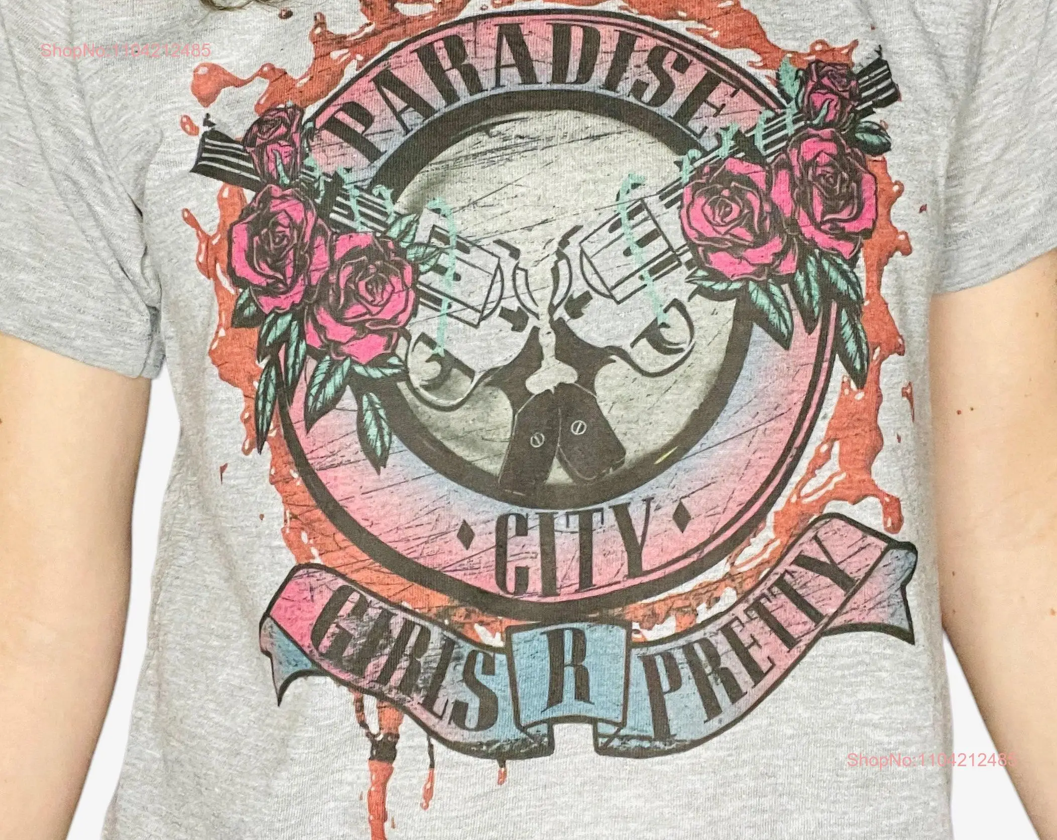 Paradise City T Shirt  long or short sleeves