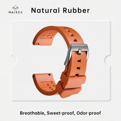 Natural Rubber Watch Strap Quick Release 20mm 21mm 22mm 24mm Accessories For Huawei GT Smart Watch Band Bracelet