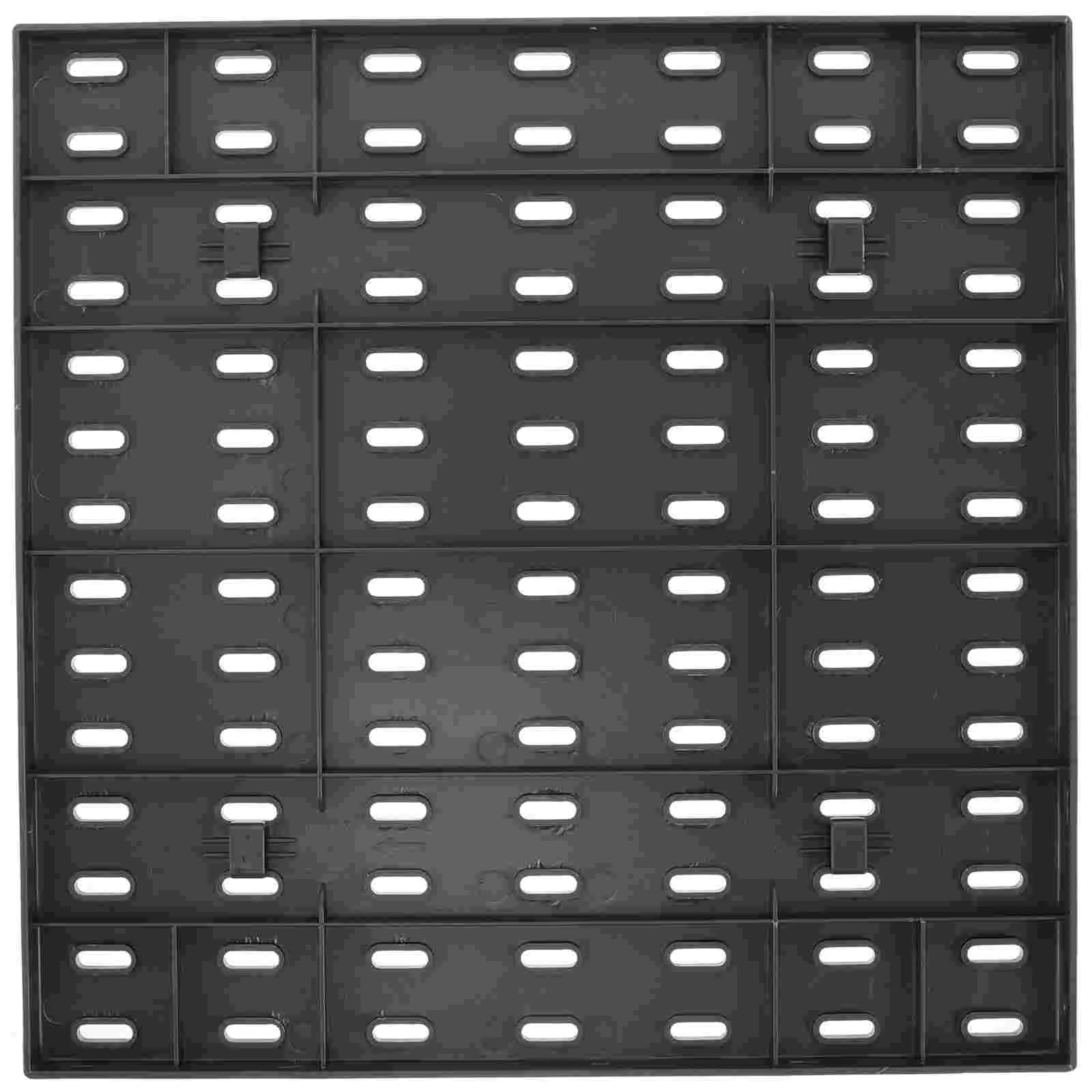 Peg Board Rack Replacement Pegboard Wall Panel Garage Organizer Plastic Tool No Punching Storage