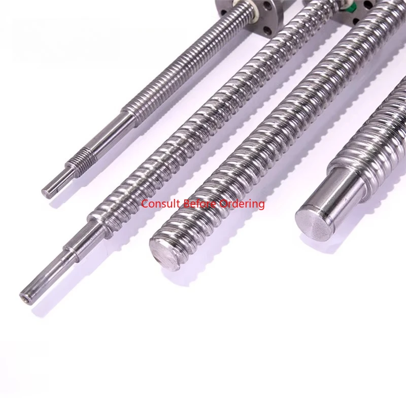 

High Rigidity Rolled Thread Ball Screw Nut Economical For CNC Medical Equipment Food Machinery Includes Core Bearing Lead Screw