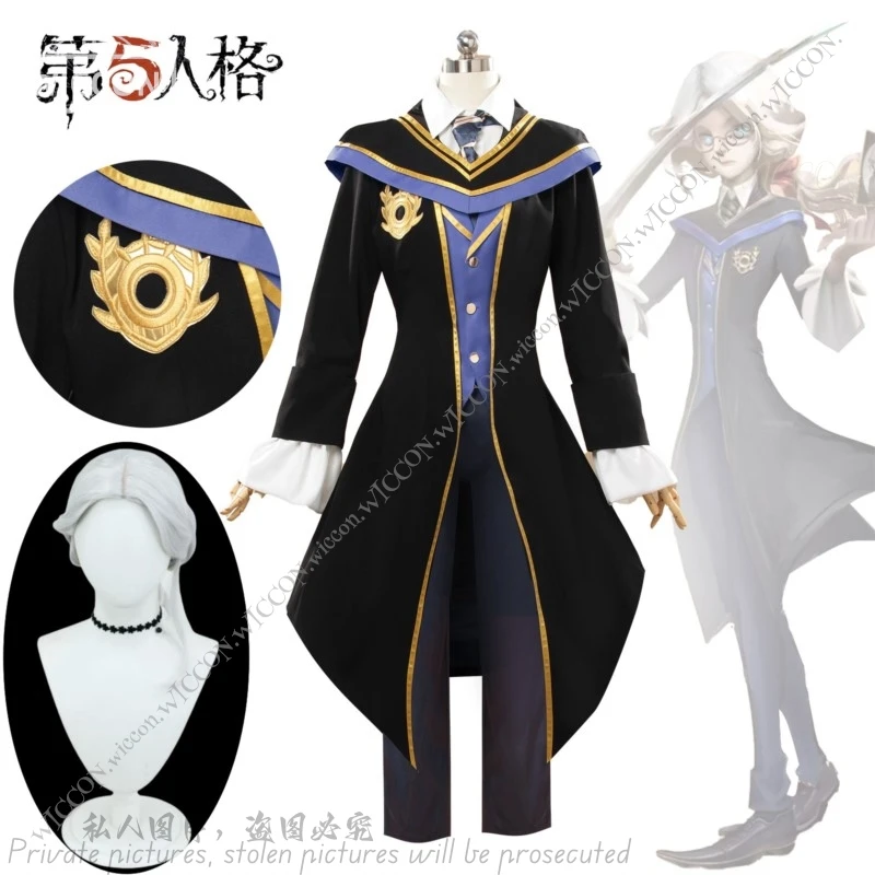 Identity V Game Cosplay Joseph Desaulniers Supervisor Ivory Tower Joseph Photographer Tyrant School Uniform Holloween Men Set