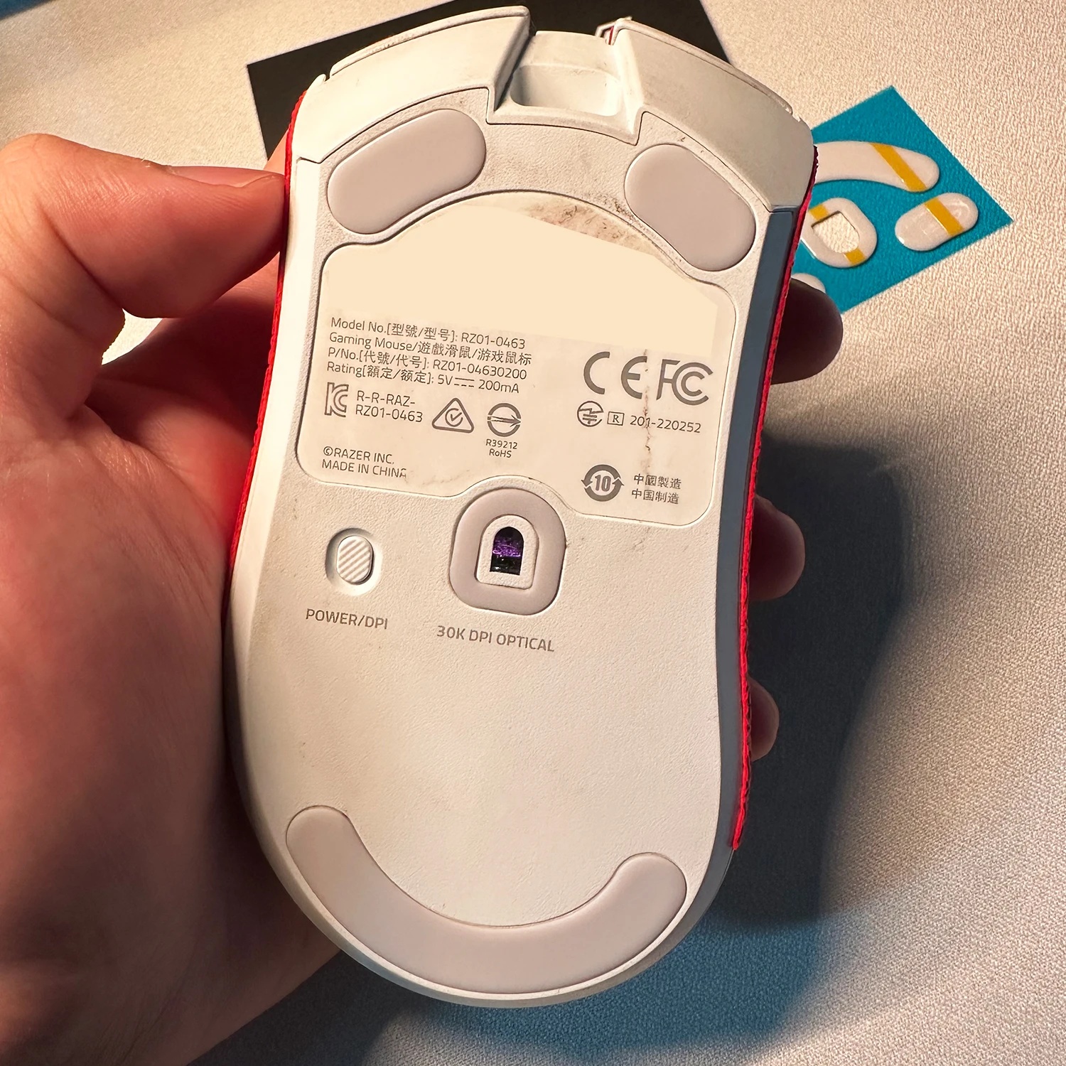 1 set rs composite struktur maus skates füße für vgn razer death adder v3 pro viper mini se g pro x super light wie original