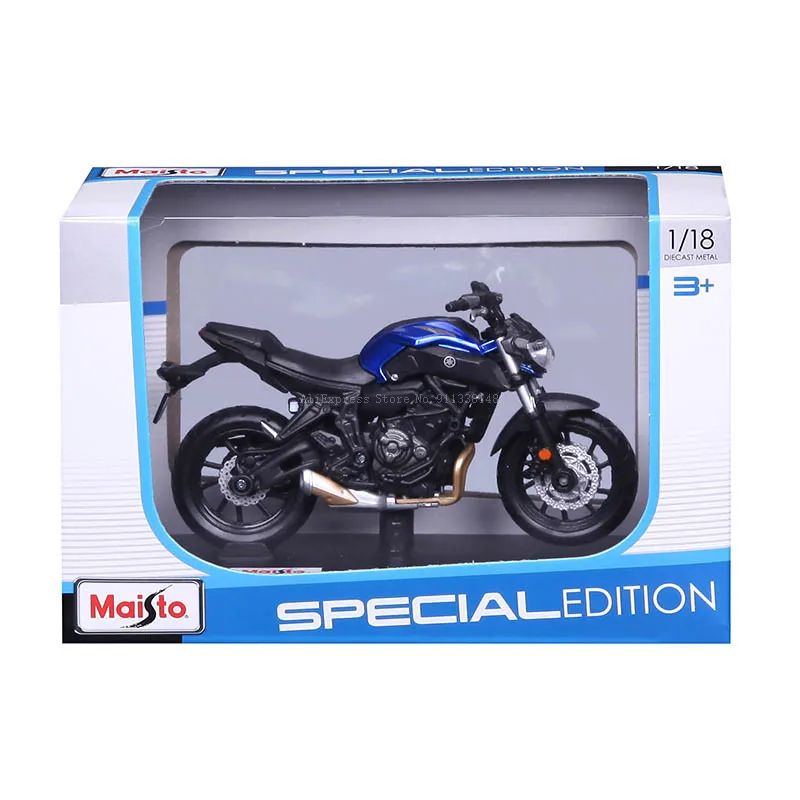 Maisto 1:18 yamaha MT-07 2018 genuine motorcycle static model die cast car collectible gift toy juguetes toy car