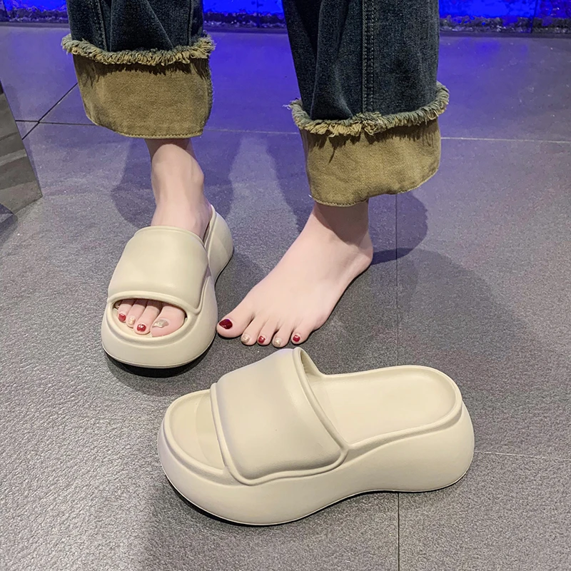 Women's Shoes 36-41 Simple Home Slippers Comfortable Sandals Soft and Lightweight Flip Flops New Hot Selling Casual Shoes