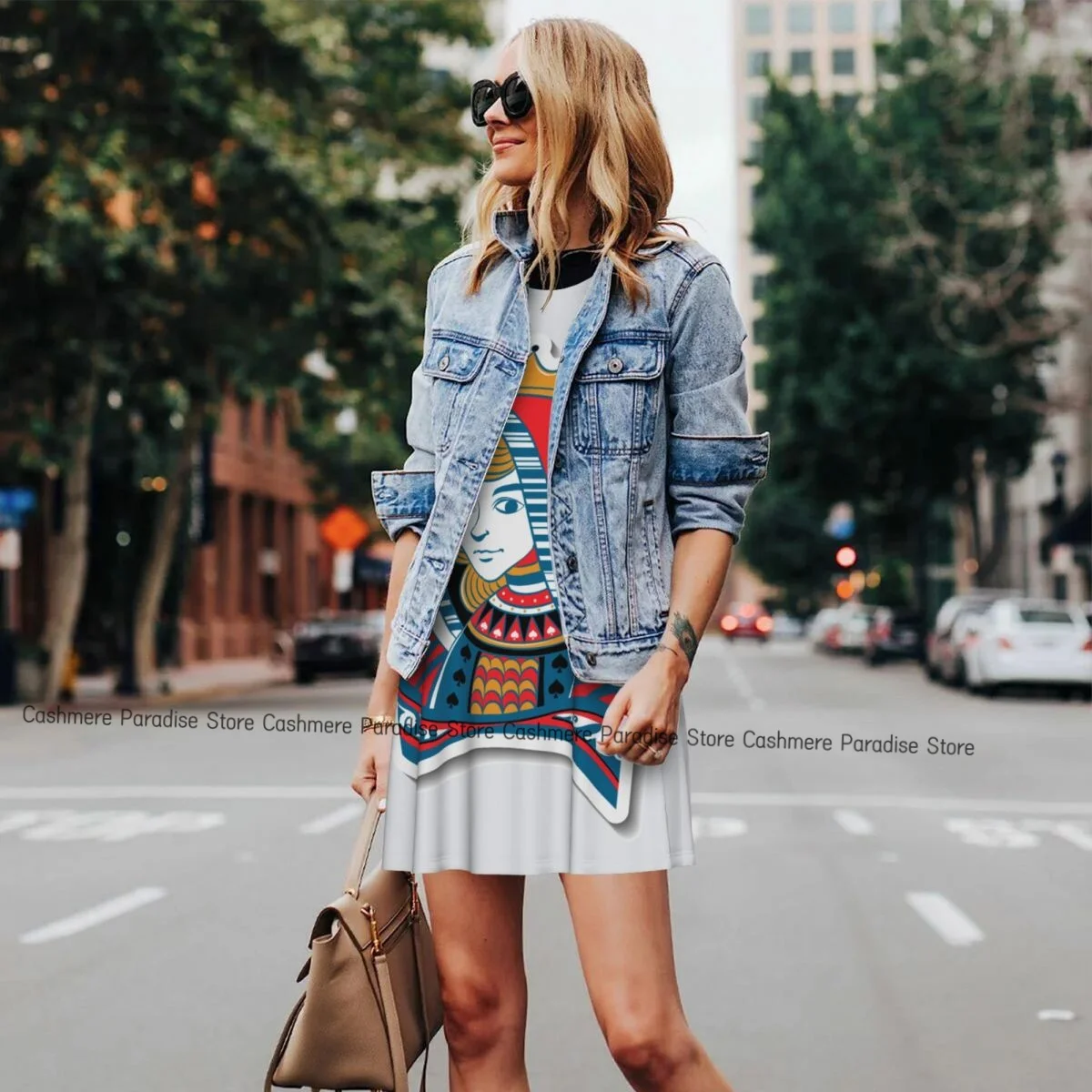 2025, Damenbekleidung, Kleider, Königin, Rundhalsausschnitt, ärmelloses Kleid