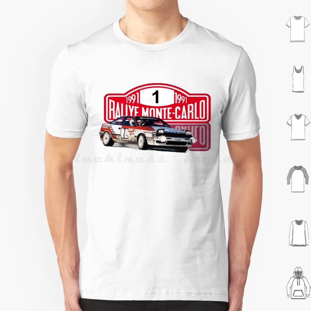 Camiseta de Rally para hombre y mujer, camisa de Montecarlo, Carlos Sainz, 6xl, Celica Gt Four Celica