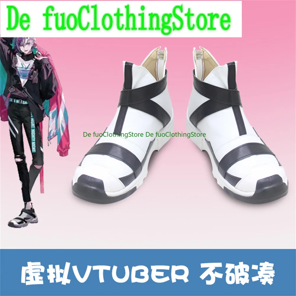 Virtual  hololive Fuwa Minato Cosplay Shoes Boots Game Anime Carnival Halloween DefuoClothing Shoes Store