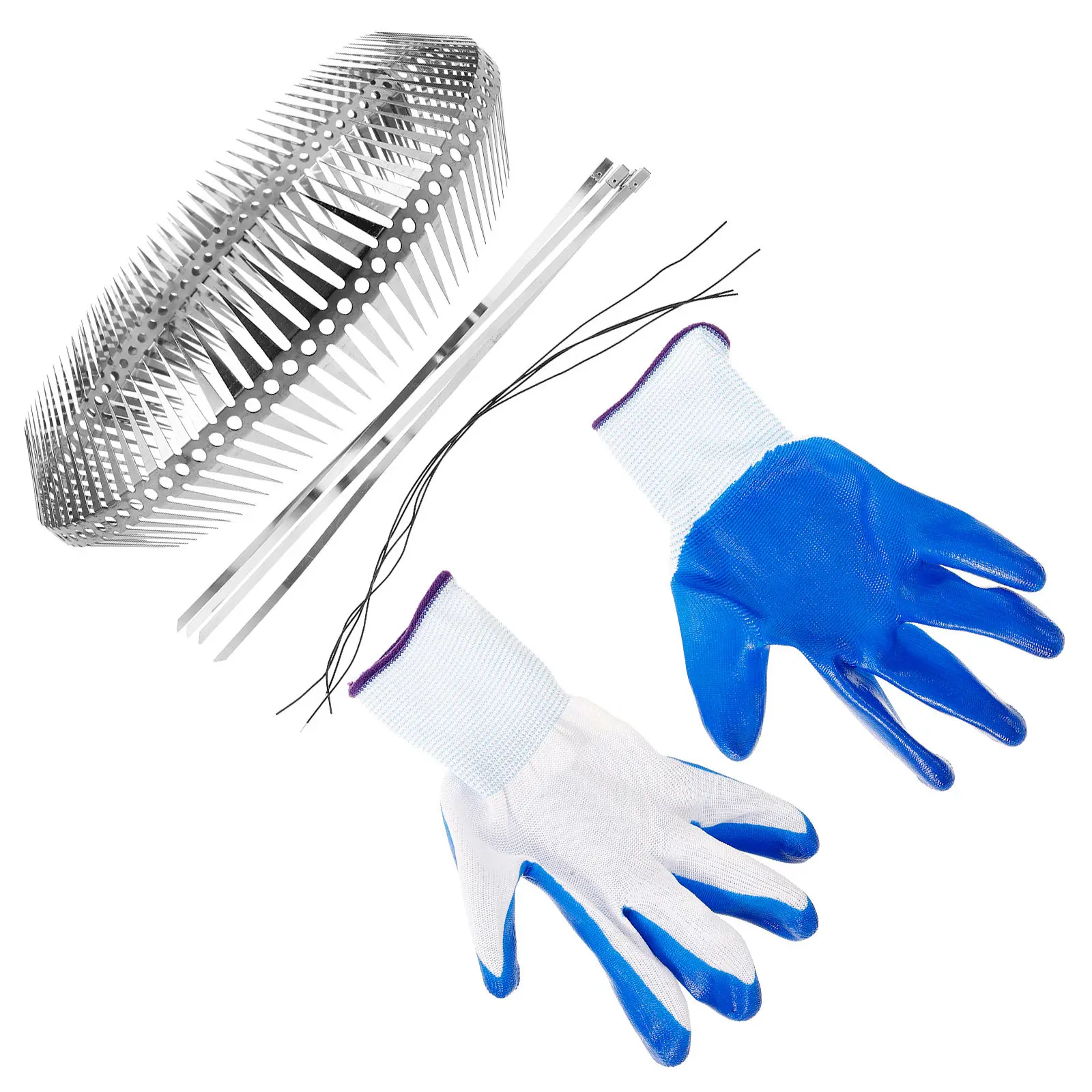 

1Set Heavy Duty Anti Bird Spike Stainless Steel Metal Bird Deterrent for Gardens Parks Fence Spike Pigeon Spikes