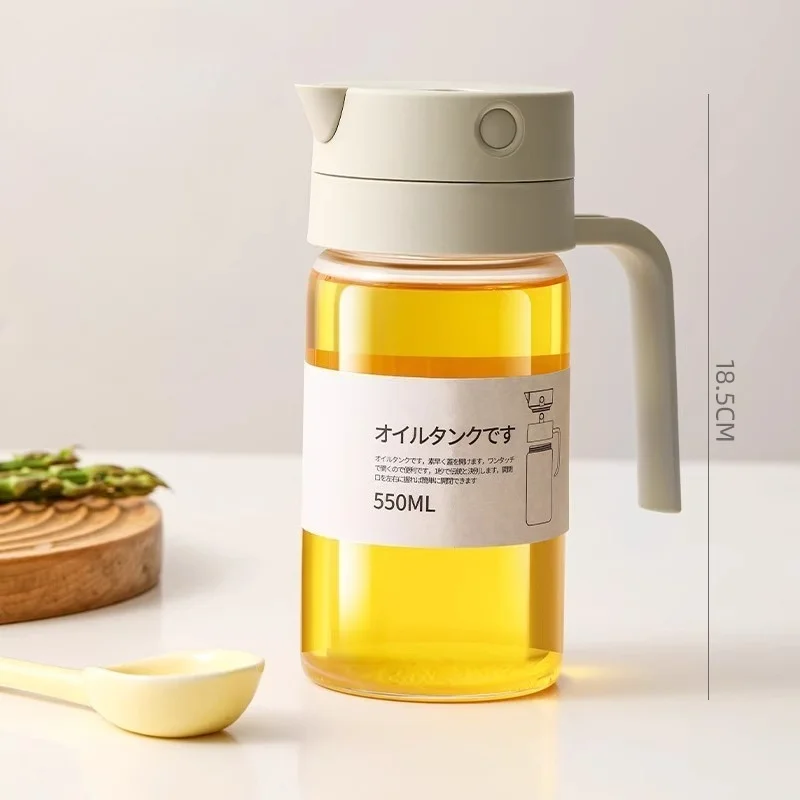 The Ultimate Frying Companion! 550ml Oil Bottle for Kitchen – Perfect Control, Zero Waste, Easy Refill