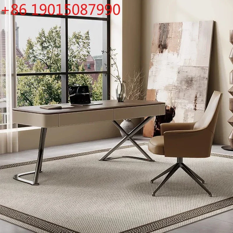 

Office Desk Work Executive Modern Computer Furniture Room Tables Organizer Bedside Table Supplies Accessories Desks Seating Home