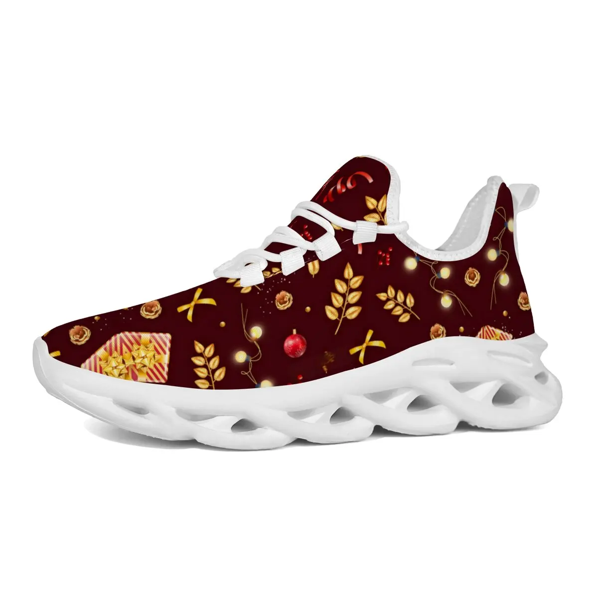 

Men's Sneakers Christmas Lightweight Slip On Walking Shoes Comfortable Anti Slip Gym Training Casual Outdoor Sports Shoes