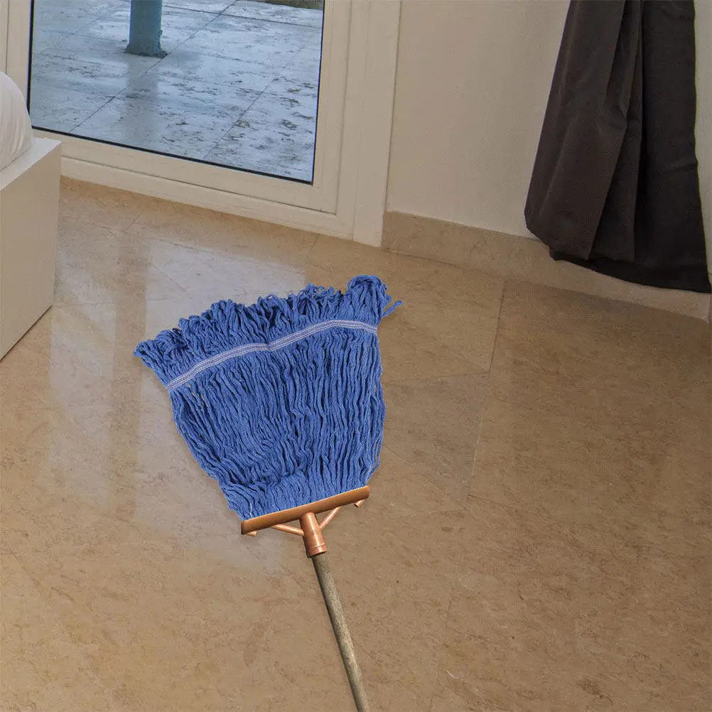 2Pcs Mop Replacement Head Universal Heavy Duty Water Absorption Mop Refill Accessory for Household Floor Tile Wooden Surface