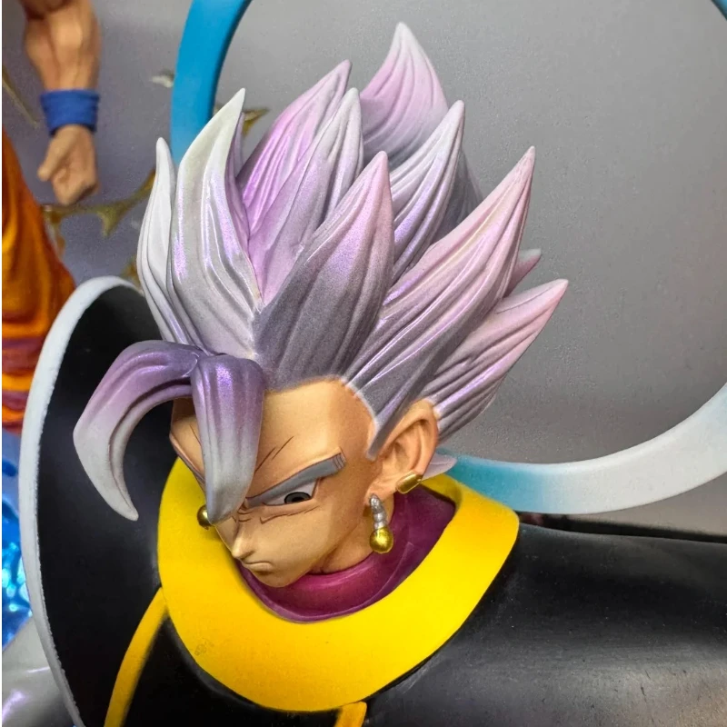 Dragon ball 37cm jt grand sacerdote vegeta montagem modelo kit figuras de ação gk estátua ornamento anime brinquedo decoração desktop menino presente