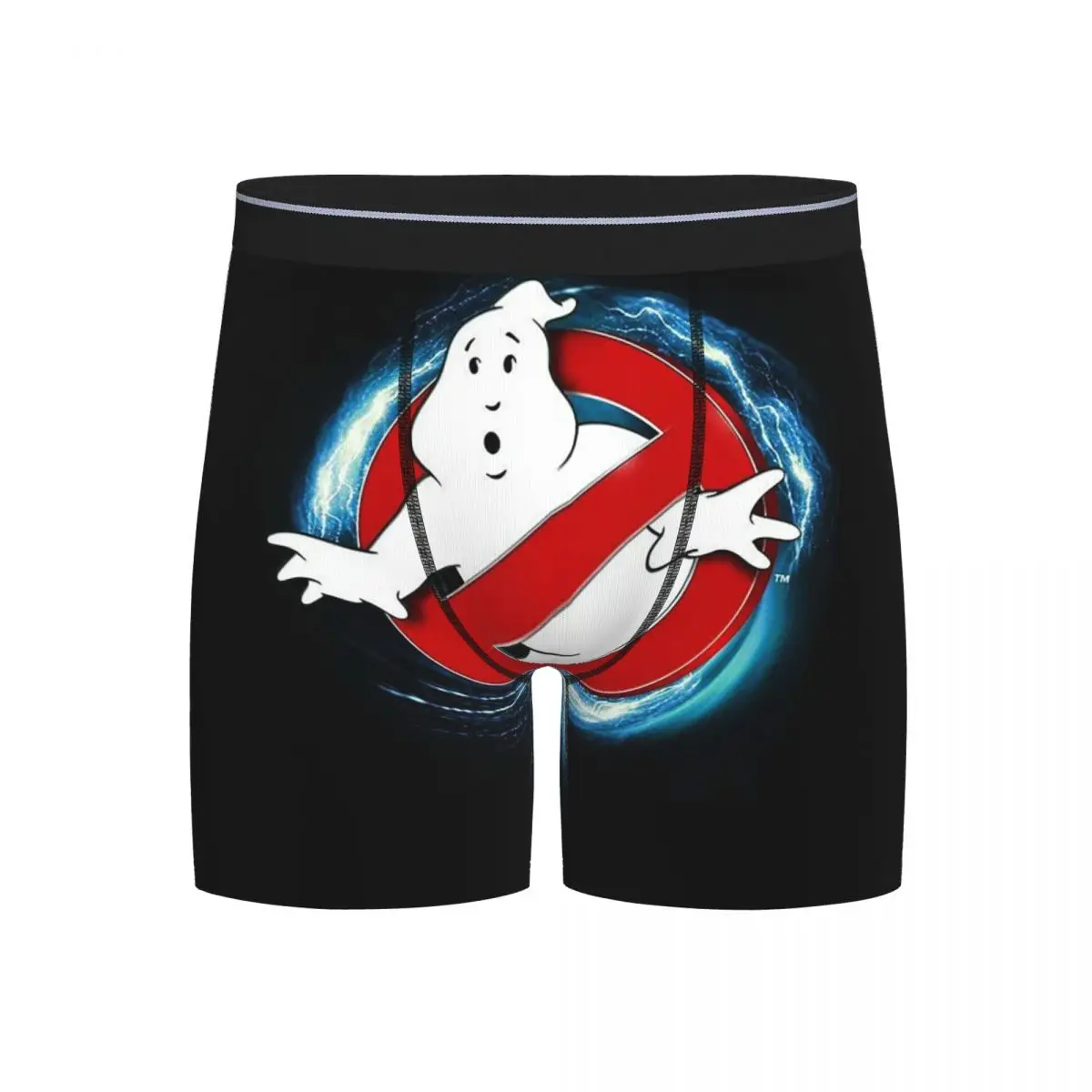 

Long Boxer Underpants Shorts The GhostBusters Logo Pattern Panties Men Comfortable Underwear for Homme Man Boyfriend Gift