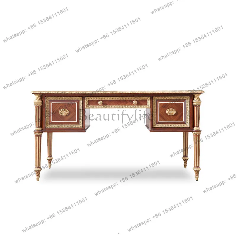 

French desk neoclassical high-end villa desk