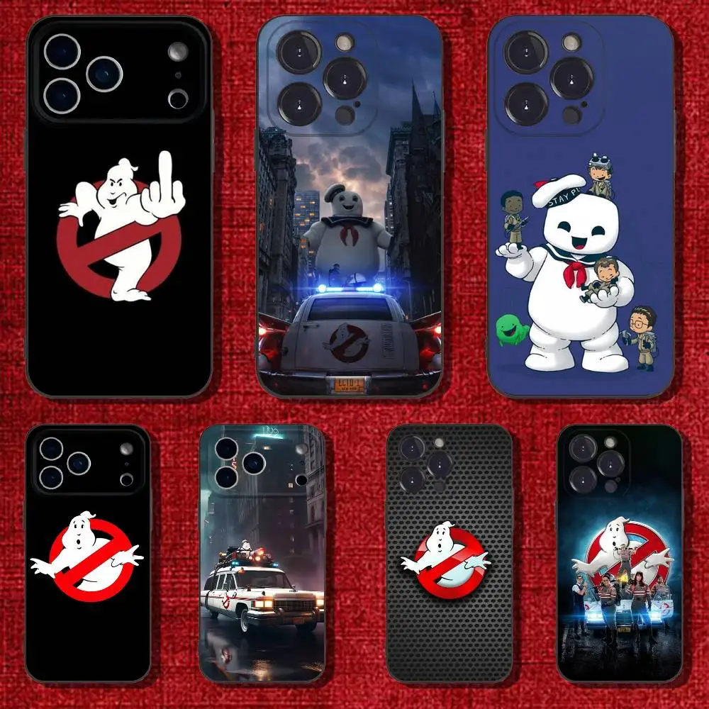 

Чехол для телефона Funny Movie G-Ghostbusters для iPhone 17,16,15,14,13,12,Pro,Max,Plus,E,SE4,Air,Mini,черный мягкий чехол