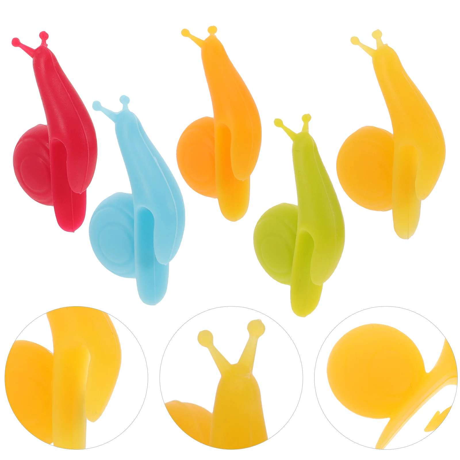 

5 Pcs Glass Marker Silicone Drink Markers Replaceable Party Charms Supplies Gathering Tiny Cup Drinks