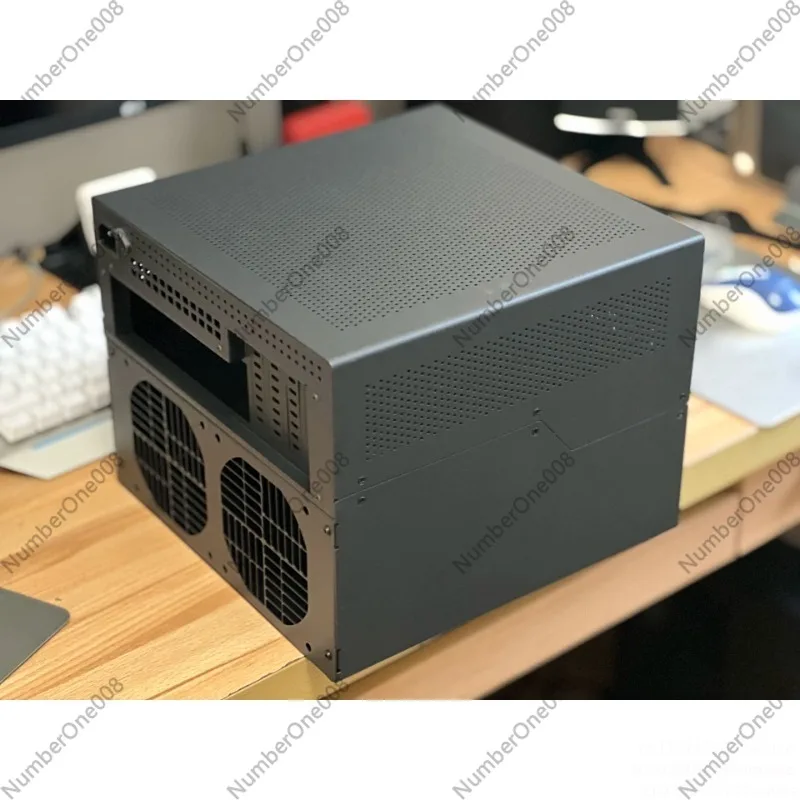 N10 10+2 Bay MATX NAS Chassis for 1U PSU Storage Server