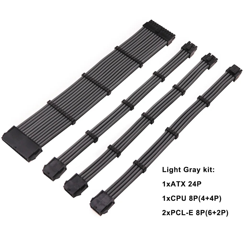 

Extension Power Cable PC Connectors Power Supply Convenient Safe Useful Lightweight Cord Set Motherboard Adapter