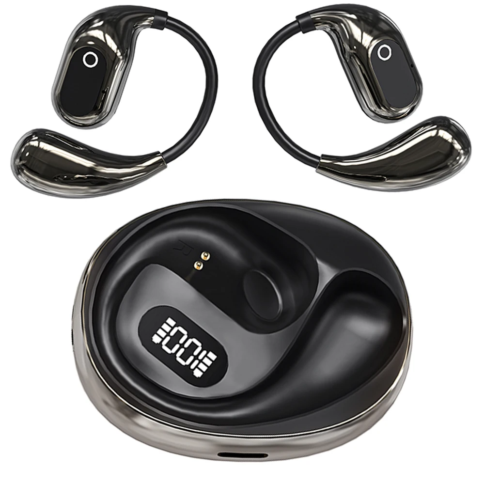 AI Intelligent Translator Earbuds 138 Languages Bluetooth-Compatible 5.3 Two-Way Voice Translator Waterproof Open Ear Headphones