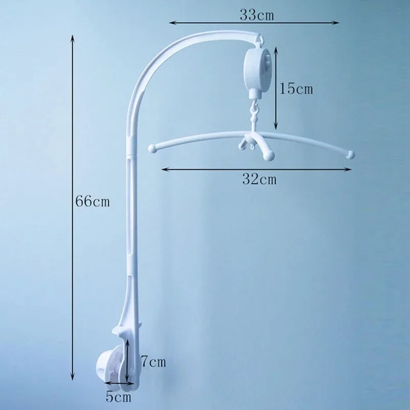 Karuzela nad łóżeczko z muzyką, obrotowa zabawka do łóżeczka z miękkimi zwierzątkami do zawieszenia dla noworodków 0-6-12 miesięcy, uspokajacz do łóżeczka