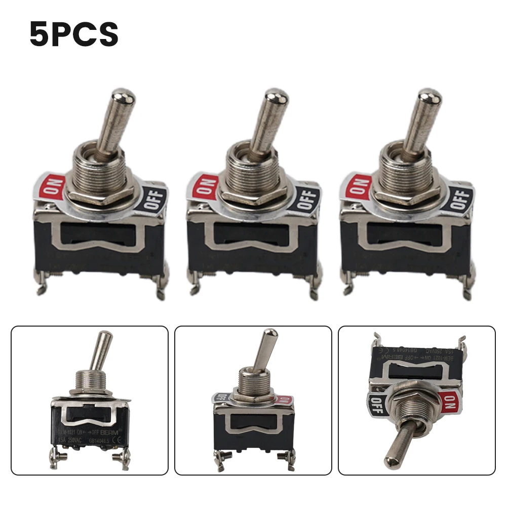 12V SPST For Toggle Switch for Automotive Electrical Accessories Including Ignition Boosters Fans Fire Missiles and LED Controls