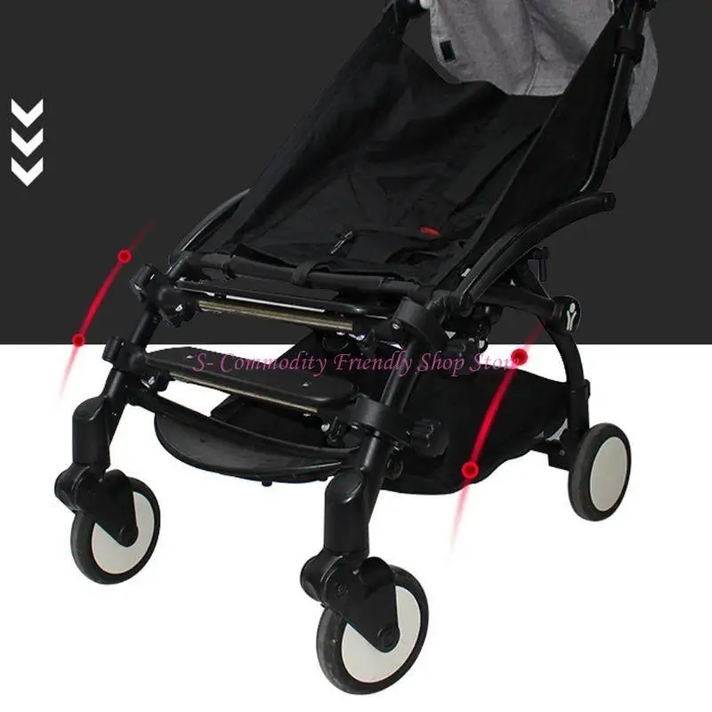 85AE Adjustable Stroller Footboard Pedal Foot Rest Baby Footrest Stroller Accessories Infant Carriages Feet Extension Pram