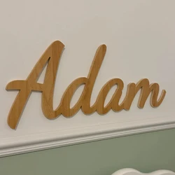 Name Sign for Nursery Wall Decor Custom Wooden Name Sign Baby Shower Gift