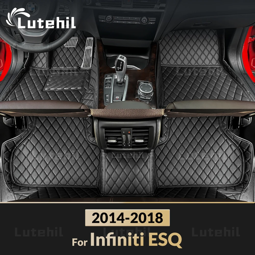 

Автомобильные коврики для Infiniti ESQ 2014 2015 2016 2017 2018, автомобильные подушечки для ног на заказ, автомобильные ковровые покрытия, аксессуары для интерьера