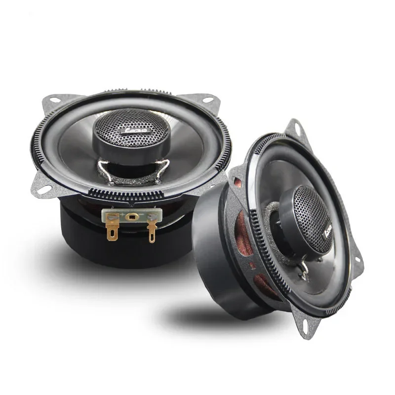 

2pcs 80W 4 inch 2-Way Full Range Frequency Car Audio Stereo Speaker Universal Car HiFi Coaxial Speaker