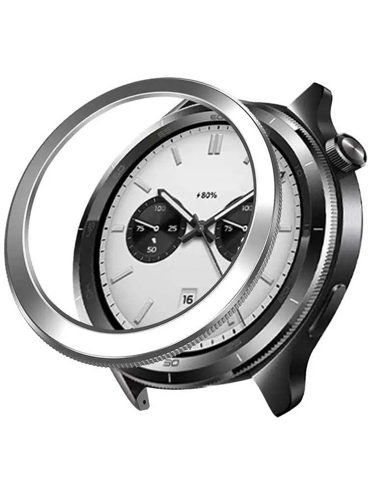 Pour Xiaomi montre S4/S3 couvercle de lunette Smartwatch étuis de protection boîtier PC cadre de coque de protection anti-rayures