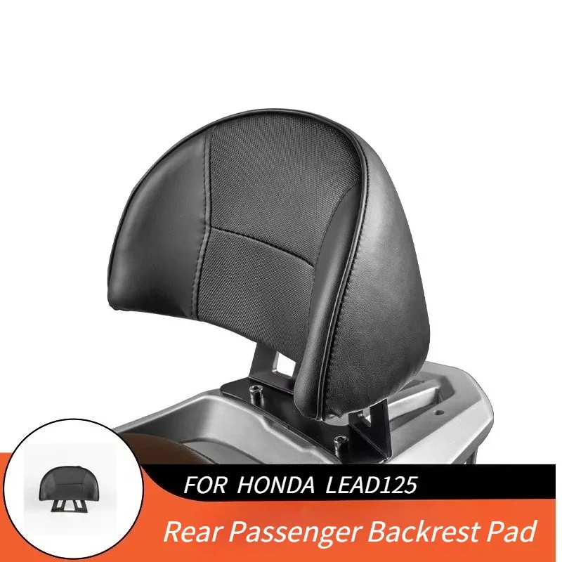 

Rear Passenger Backrest Pad For Honda LEAD125 LEAD 125 Motorcycle Thickened Back Rest Cushion Modified Accessories