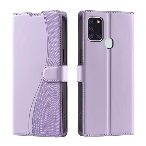 For Samsung Galaxy A21S phone case voltage polka dot flip cover leather case