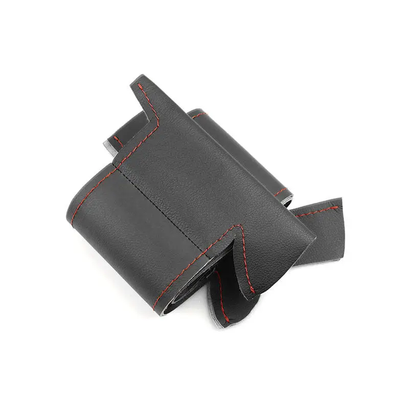 Couvre-Volant Cuir Noir Cousu Main Compatible Toyota Land Cruiser Prado 120, 2003-2007 Et Autres Modèles