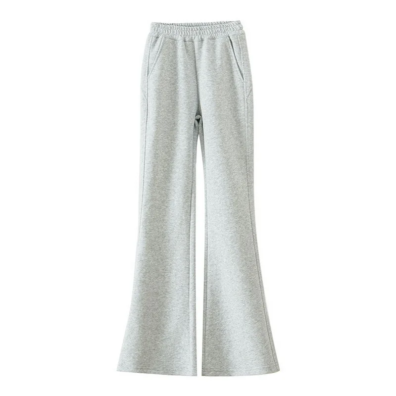 أطفال مضيئة السراويل لفتاة نمط غير رسمي الأطفال جرس التمهيد قطع السراويل تصميم الأزياء رمادي أسود اللون Sweatpants Trackpants #6