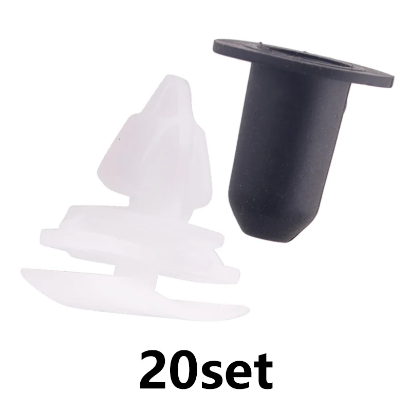 20pcs/Set 3C0853586 Car Door Panel Trim Moulding Retainer Clip Grommet Fit for VW Skoda Seat Audi 3C0853585