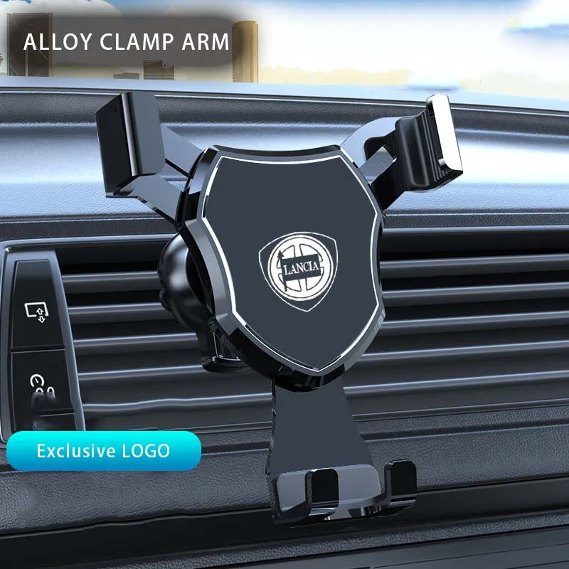 

Car Phone Holder Auto Locking Universal Air Outlet GPS For Lancia Ypsilon Delta 3 LX Edizione Cassina Musa Accessories 2024 2025