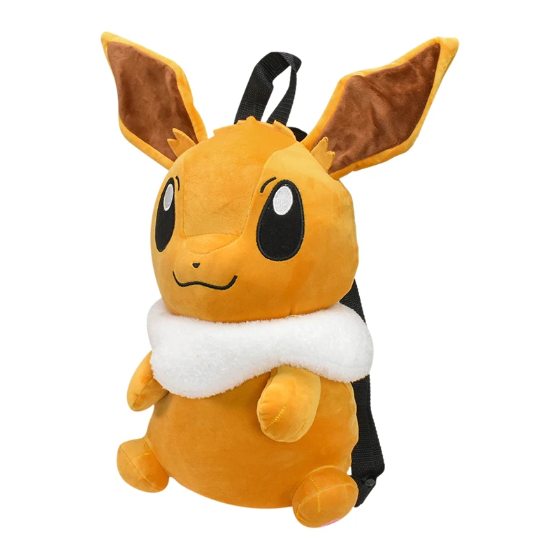 15 Styles Anime Mario Koopa Backpack Pokemon Charizard Mimikyu Eevee Snorlax Gengar Mew Plush Stuffed Toys Cartoon Peluche Dolls