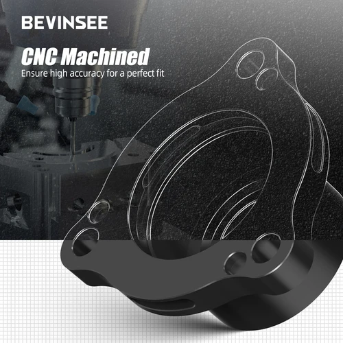 Imagen 2 del producto BEVINSEE Espaciador de válvula de soplado atmosférico para Audi A3 8V/A4 B9/A5 8W/TT 8S/Allroad C8, Q5 S3 RS3, para VW GTI Golf Mk7 Mk7.5