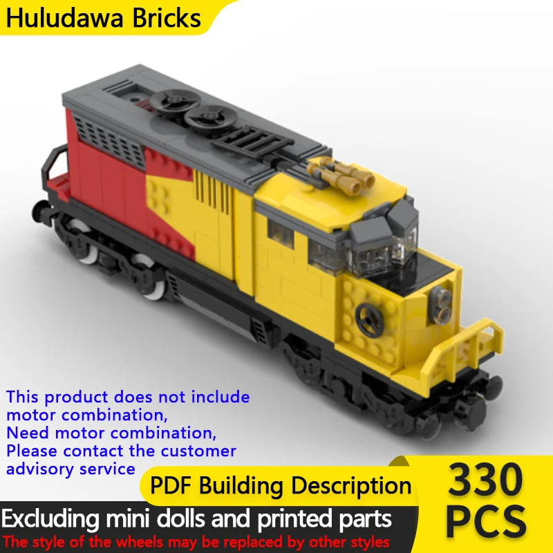 

Модель городской автомобиль MOC, строительные кирпичи, железная дорога, общий грузовой поезд, модульная технология, детские праздничные подарки, сборка игрушек, костюм