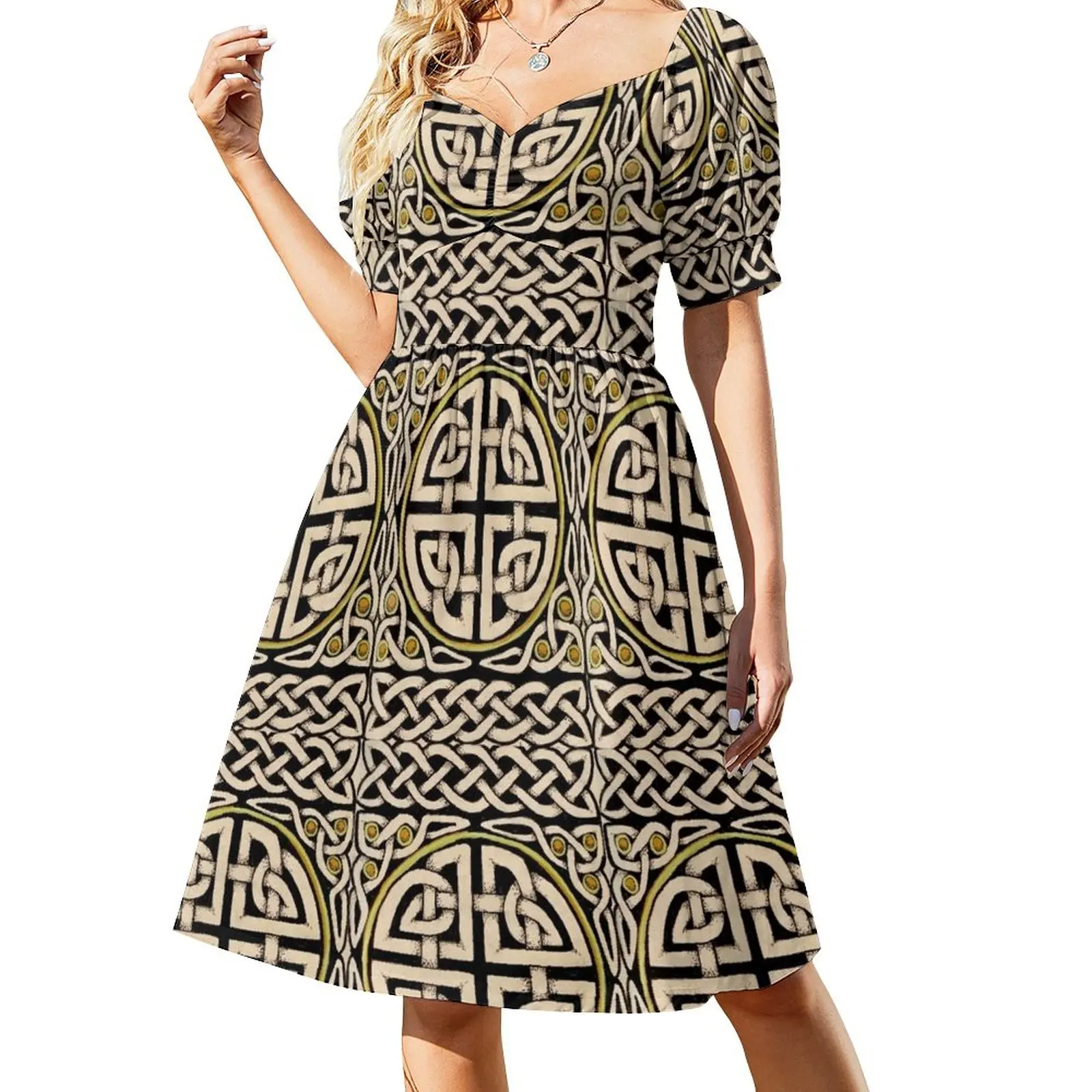 

Inktober Celtic Knots Dress Women's long dress summer dresses women 2023