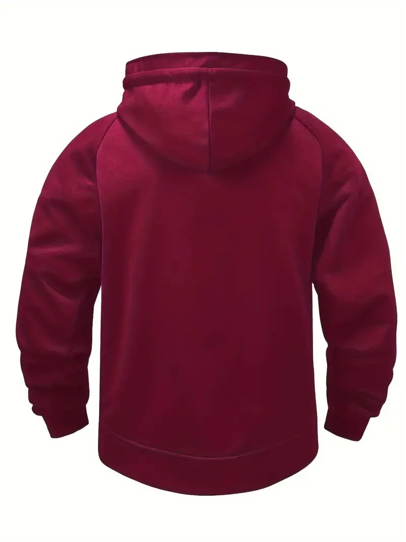 Herren Freizeit-Sport-Hoodie Neuer Stil Outdoor Dick Modisch Locker Langärmeliger Pullover mit Mehreren Taschen – Detail 11