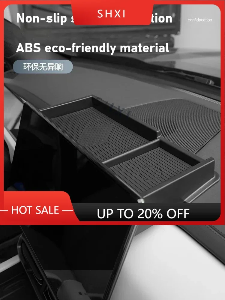 Good Quality New For Formula Leopard Titanium 3 Car Central Control Navigation Screen Rear Storage Box ABS Antislip Dashboard Or