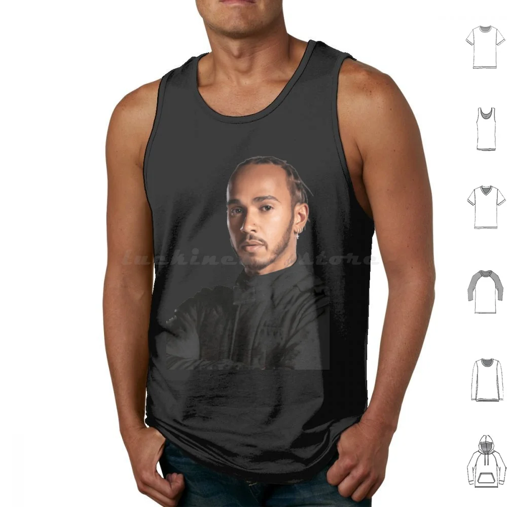 Lewis Tank Tops Print Cotton Lewis Lewis Racing Grand Prix 44 Motorsport Vettel Lando Norris Race Car Cars Daniel Ricciardo