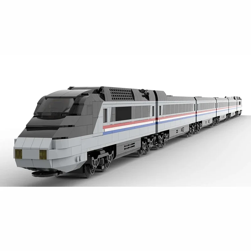 Moc Bouwstenen De Nieuwe Metroliner Technologie Modulaire Bakstenen Model Geschenken Kerst Speelgoed DIY Sets Montage