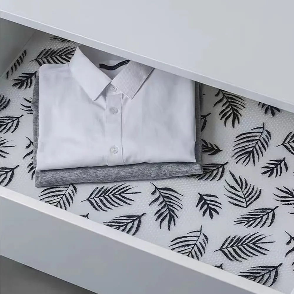 2/5/9pcs,Non Sticky EVA Drawer Mat , Waterproof Moisture Resistant Wipeable Washable Shelf Protector for Home Storage