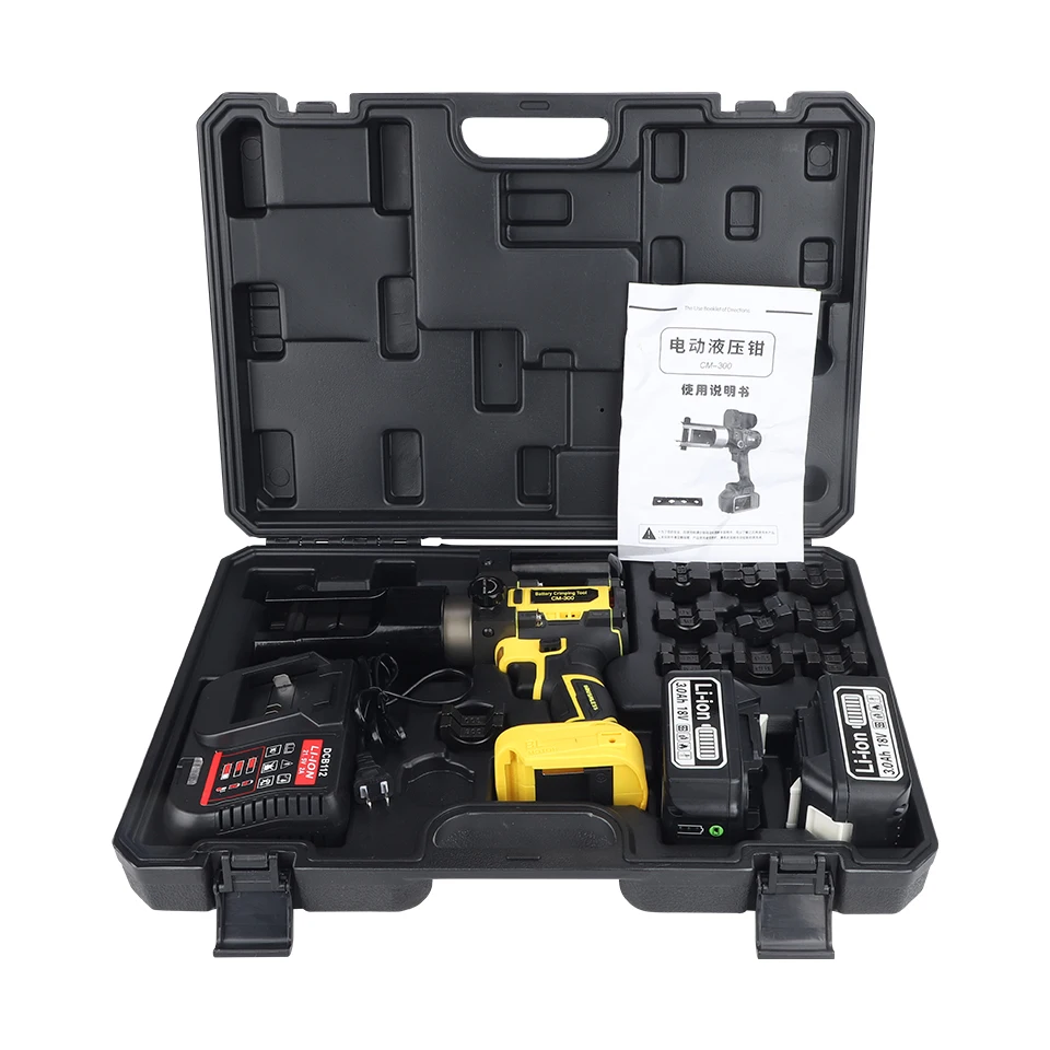 Special Price CM-300 Electric Crimping Tool for Cable Lugs Battery Powered Hydraulic Crimping Tool