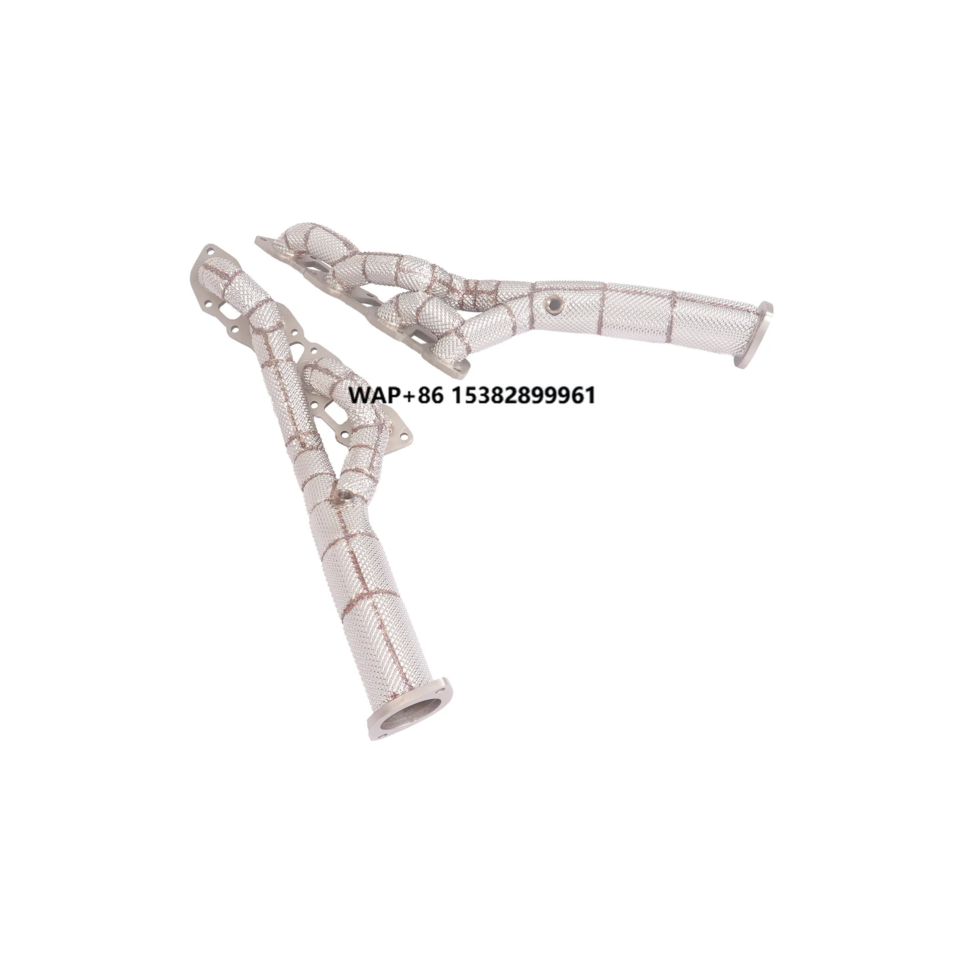 YT High-Performance Stainless Steel Straight-Through Header Exhaust Pipe with Heat Insulation for RCF 5.0